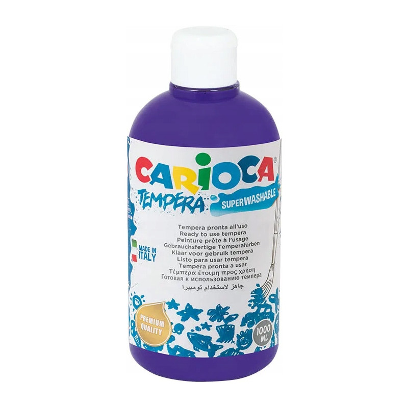 Farba CARIOCA TEMPERA 500ml fioletowa 40427/18