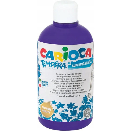 Farba CARIOCA TEMPERA 500ml fioletowa 40427/18
