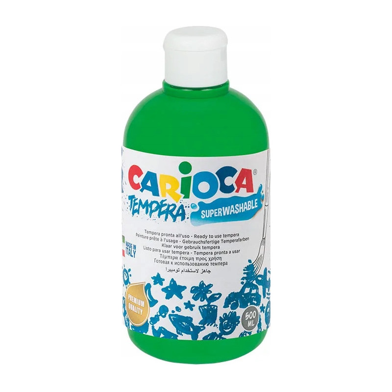 Farba CARIOCA TEMPERA 500ml zielona 40427/14