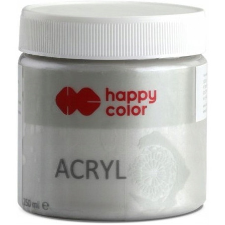 Farba TEMPERA srebrna 250ml HAPPY COLOR HA 7370 0250-81