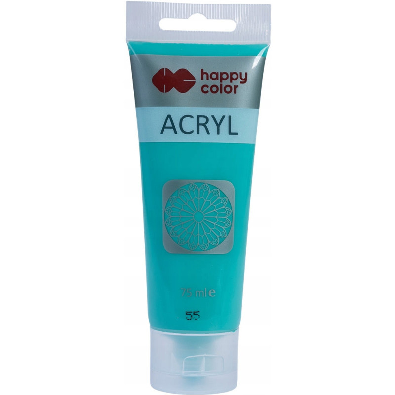 Farba akrylowa 75ml szmaragdowy HA 7370 0075-55 Happy Color