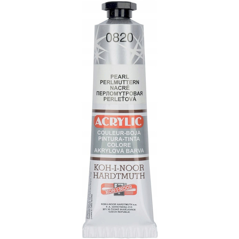 Farba akrylowa 162726 perłowa 0820 40ml. KOH-I-NOOR