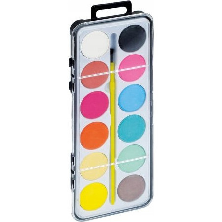 Farby wodne 12kol.zest.ekolog. 170-1551 KW TRADE GRAND