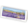 Kalendarz biurowy VOYAGER (H4b) - biały 268x97mm 2027 TELEGRAPH