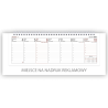Kalendarz biurowy VOYAGER (H4b) - biały 268x97mm 2027 TELEGRAPH