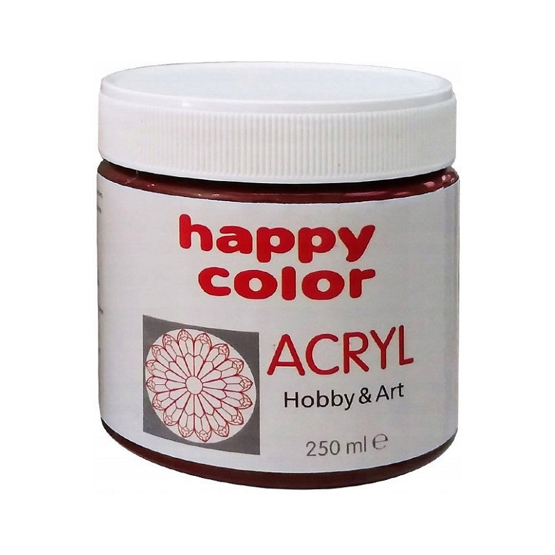 Farba akrylowa 250ml brązowy HA 7370 0250-7 Happy Color