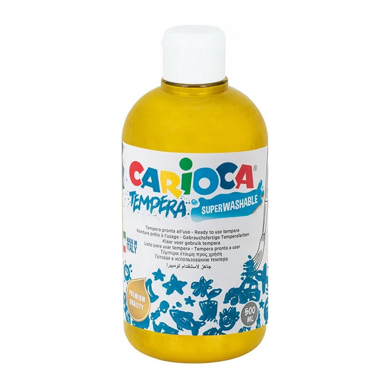 Farba CARIOCA TEMPERA 500ml złota (40427/19) 170-2217/2667