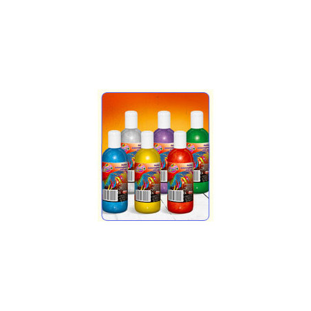 Farby plakatowe brokatowe 6 kol.x 250ml Sweet Colours OTOCKI