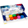 Farby plakatowe szkolne 10 kolorów 20ml zestaw 400167101 OXFORD