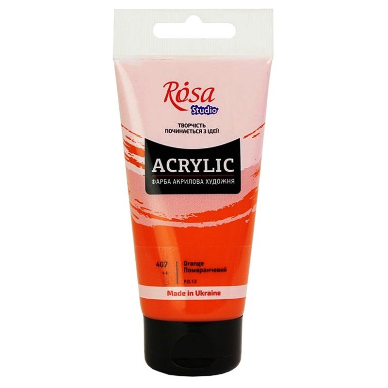 Farba akrylowa Rosa Studio 75ml ORANGE 407