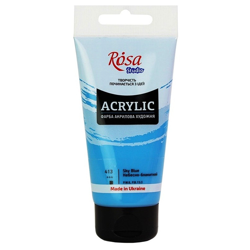 Farba akrylowa Rosa Studio 75ml SKY-BLUE 413