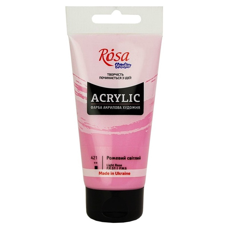 Farba akrylowa Rosa Studio 75ml LIGHT PINK 421