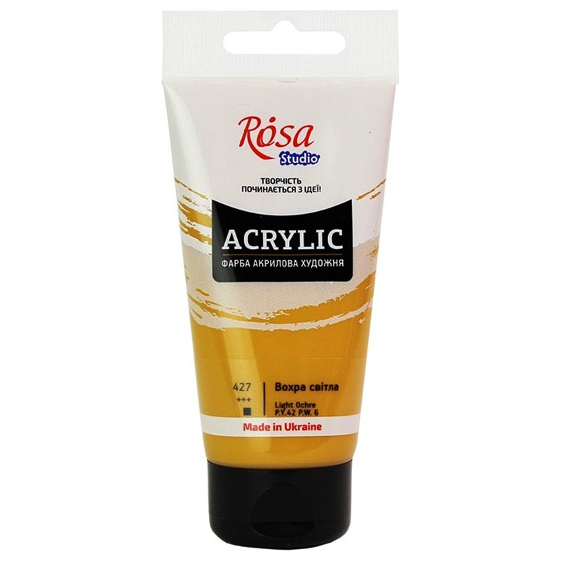 Farba akrylowa Rosa Studio 75ml LIGHT OCHRE 427