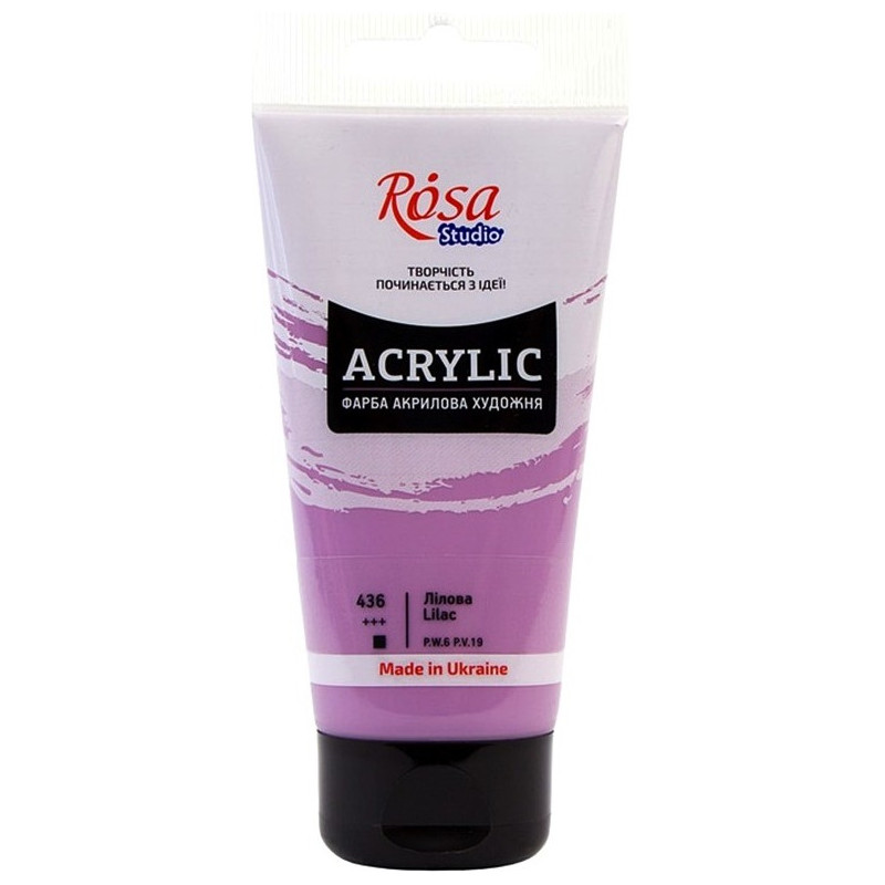 Farba akrylowa Rosa Studio 75ml LILAC 436