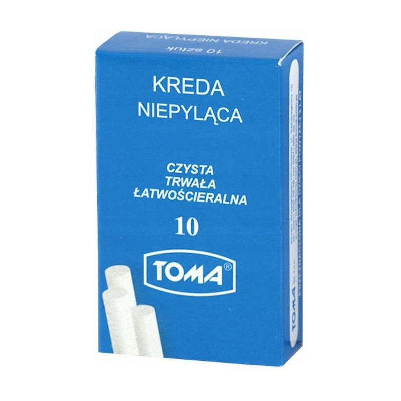 Kreda szkolna biała 10szt 81200 TOMA