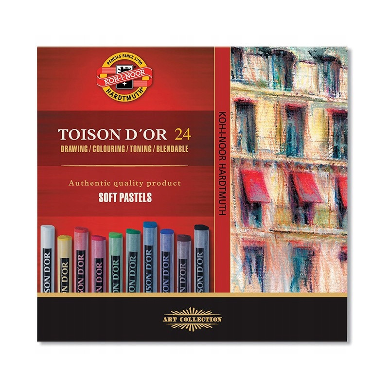 Kredki pastele suche 24kol 8514 KOH-I-NOOR