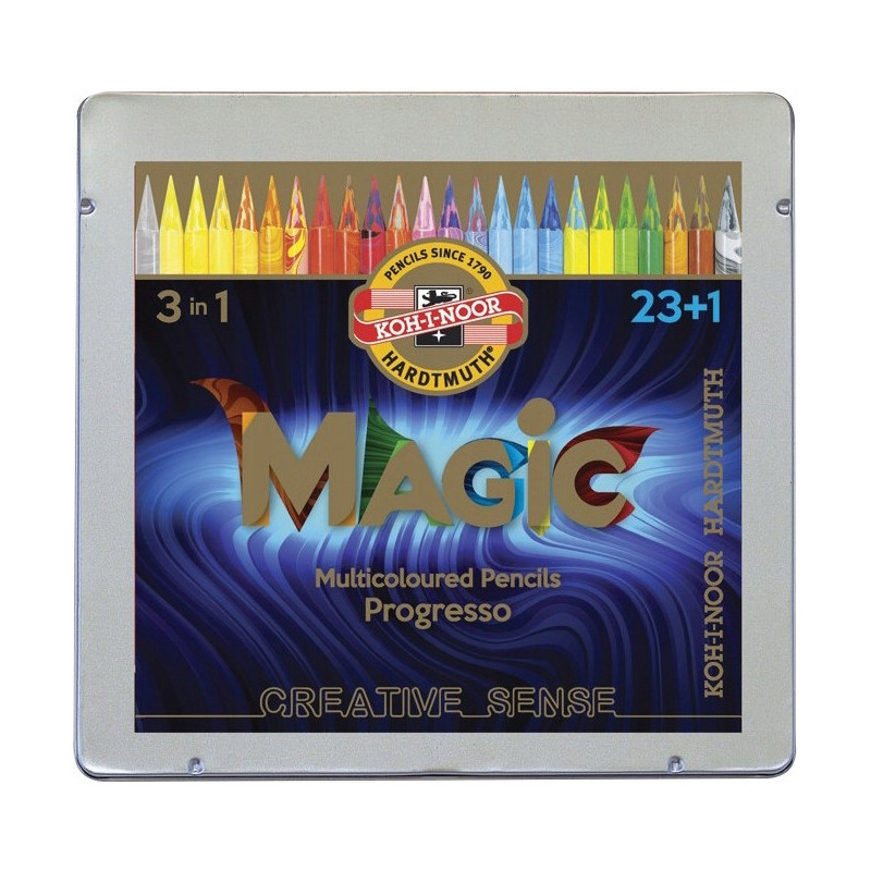 Kredki PROGRESSO MAGIC 24 kolorów 8774 KOH-I-NOOR