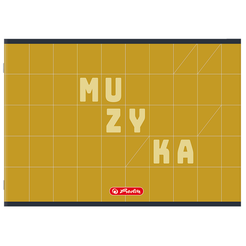 Zeszyt do nut A5 16k pięciolinia MUZYKA 400206336 HERLITZ