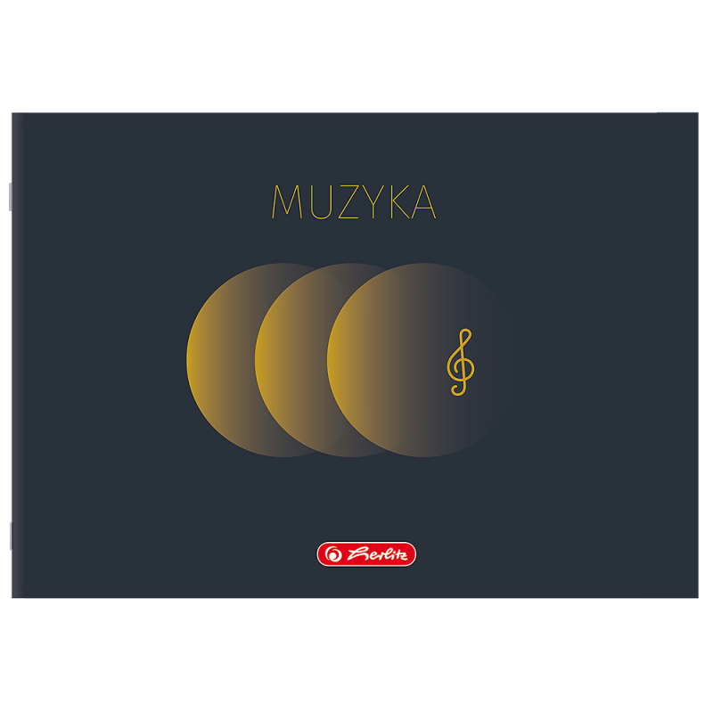 Zeszyt do nut A5 16k pięciolinia MUZYKA 400206336 HERLITZ
