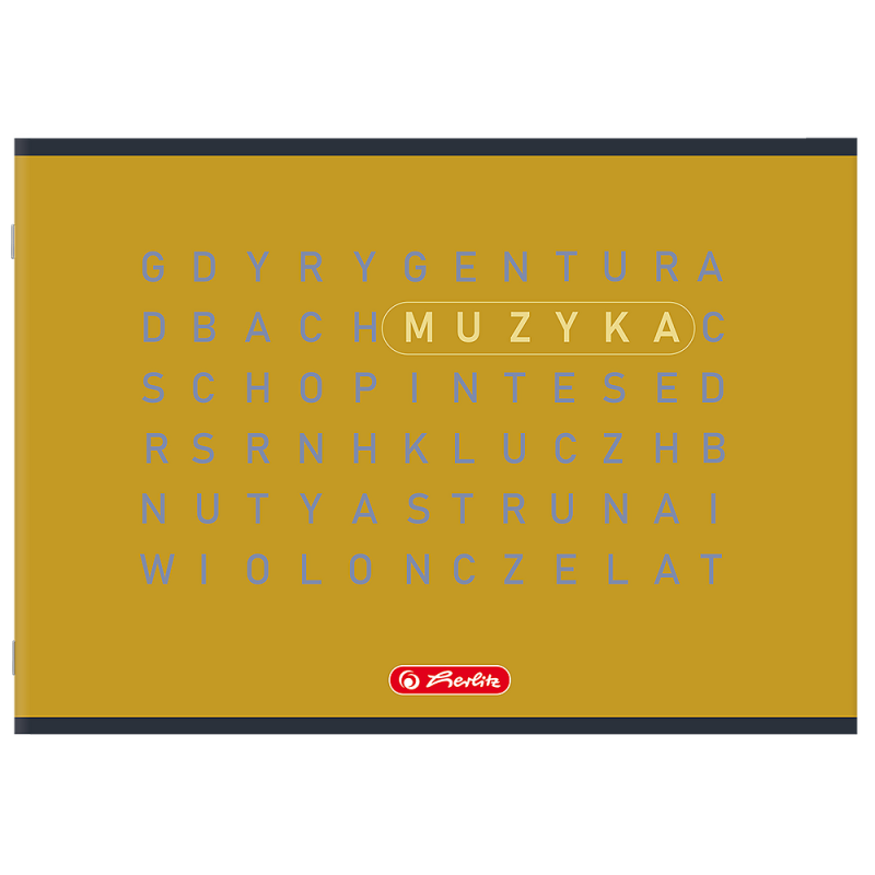 Zeszyt do nut A5 16k pięciolinia MUZYKA 400206336 HERLITZ
