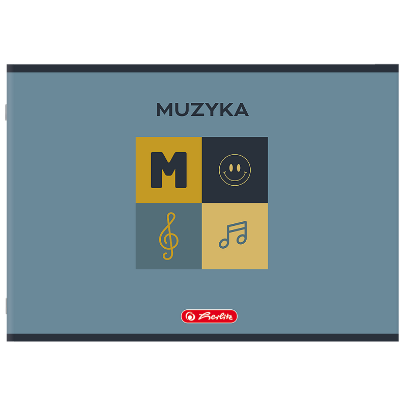 Zeszyt do nut A5 16k pięciolinia MUZYKA 400206336 HERLITZ