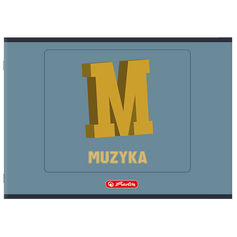 Zeszyt do nut A5 16k pięciolinia MUZYKA 400206336 HERLITZ
