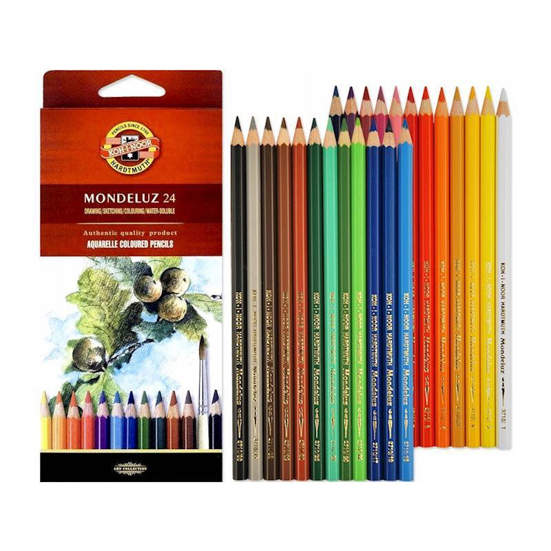Kredki MONDELUZ 24 kol. 3718 KOH-I-NOOR