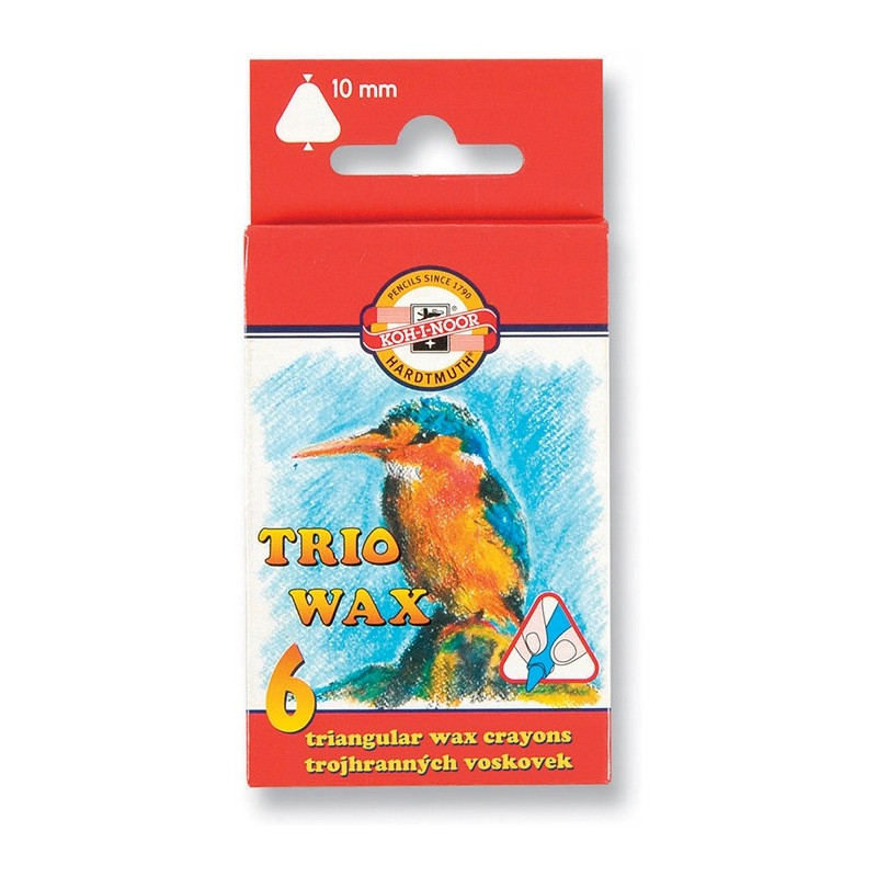Kredki TRIO WAX JUMBO 6 kol. 10mm 8271/2 KOH-I-NOOR