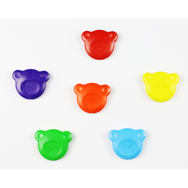 Kredki Misiaki BABY dla dzieci 1+6 kol 160-2209 42956 CARIOCA