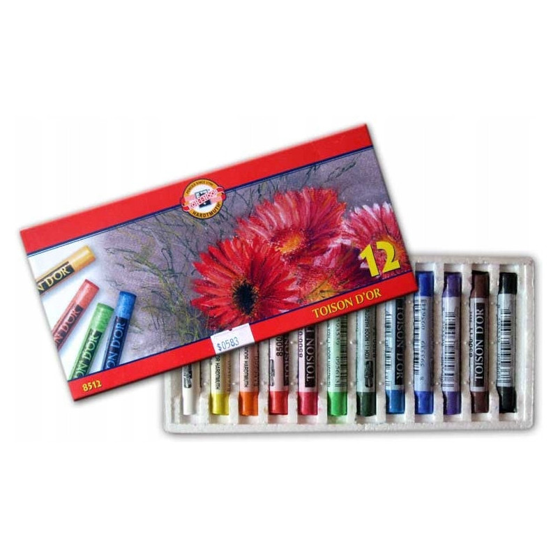 Kredki pastele suche 12 kol. 8512 KOH-I-NOOR