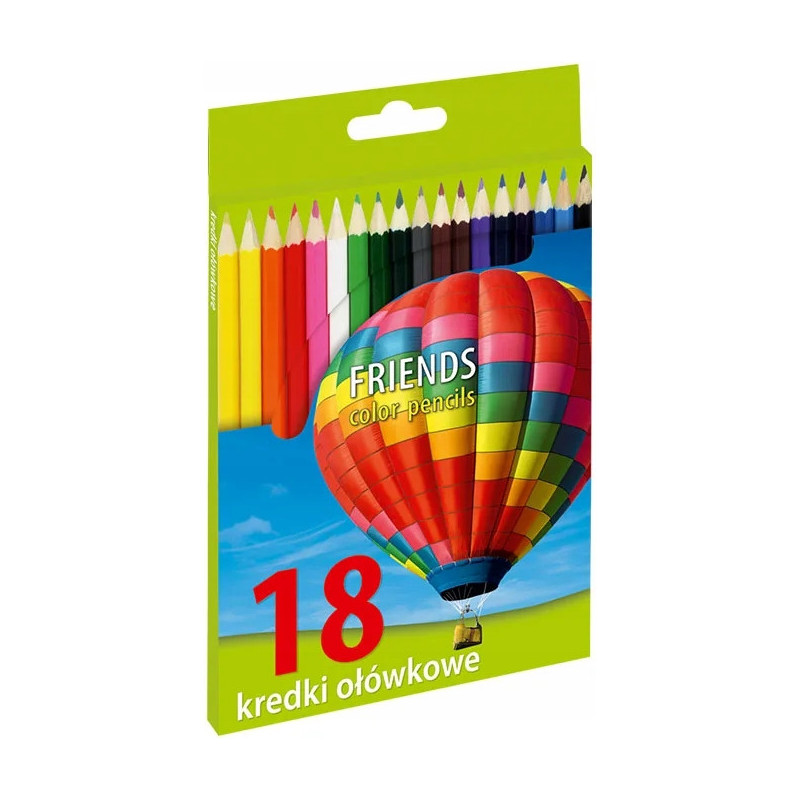 Kredki 18 kolorów UNIONL 170-2207 GRAND