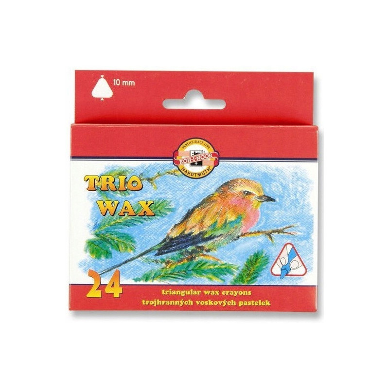 Kredki TRIO WAX JUMBO 24 kol. 10mm 8274/2 KOH-I-NOOR
