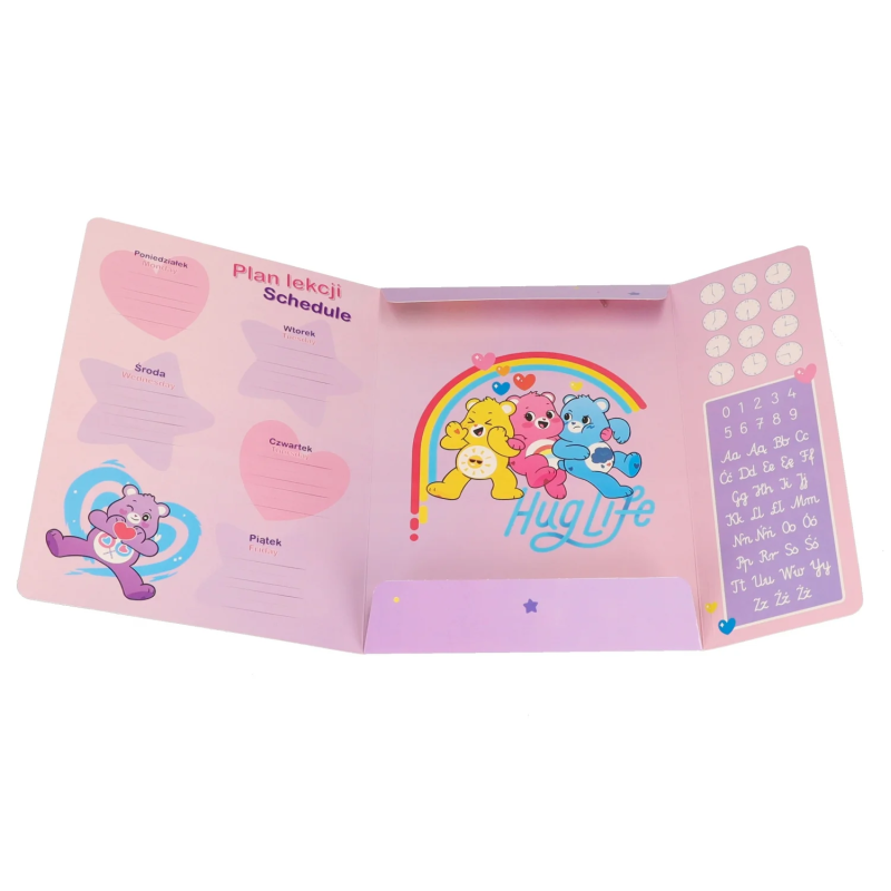 Teczka z gumką A4 CARE BEARS mix 583296 STARPAK