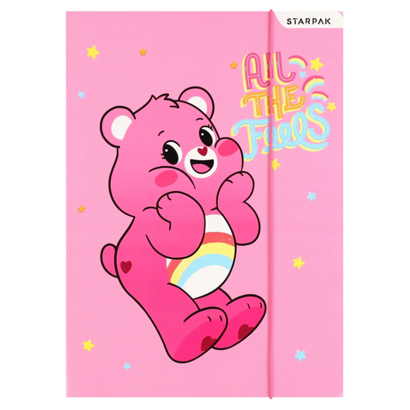 Teczka z gumką A4 CARE BEARS mix 583296 STARPAK