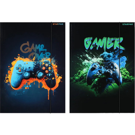 Teczka z gumką A4 PAD GAMER mix 583293 STARPAK