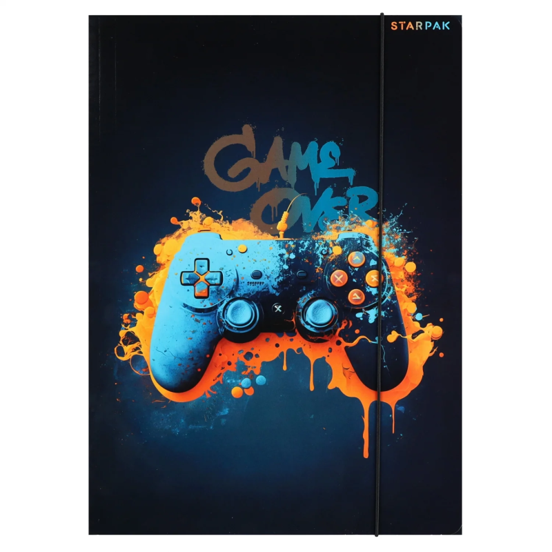Teczka z gumką A4 PAD GAMER mix 583293 STARPAK