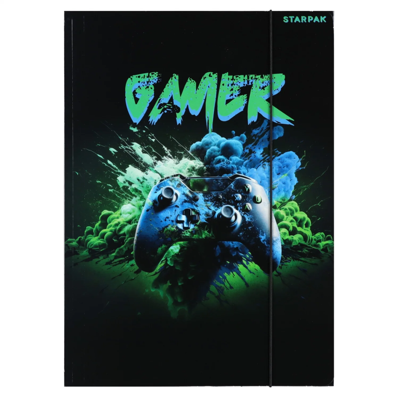 Teczka z gumką A4 PAD GAMER mix 583293 STARPAK