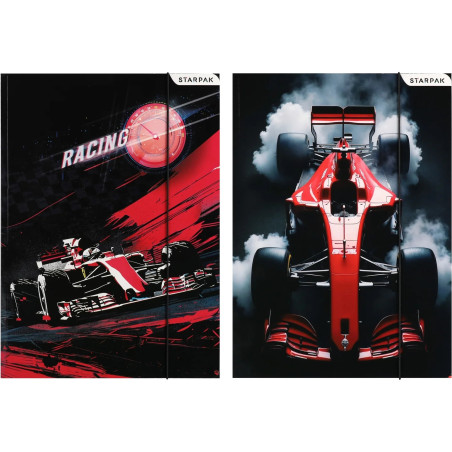 Teczka z gumką A4 RACING mix 583302 STARPAK