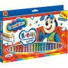 Kredki dla dzieci z glinki kaolinowej Zestaw 24 kredek + temperówka BAMBINO St.Majewski