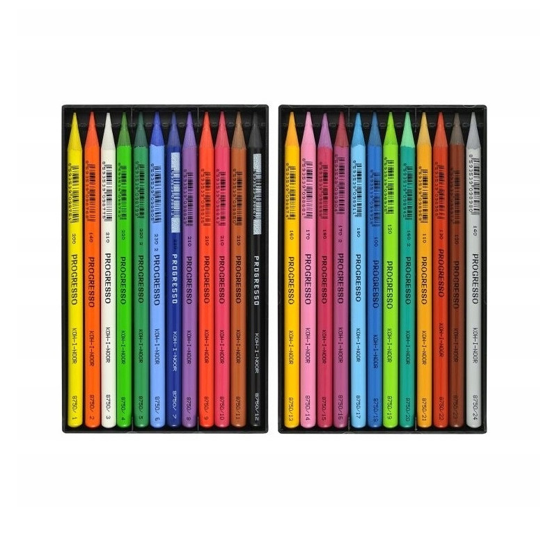 Kredki PROGRESSO 24 kolory 8758 KOH-I-NOOR