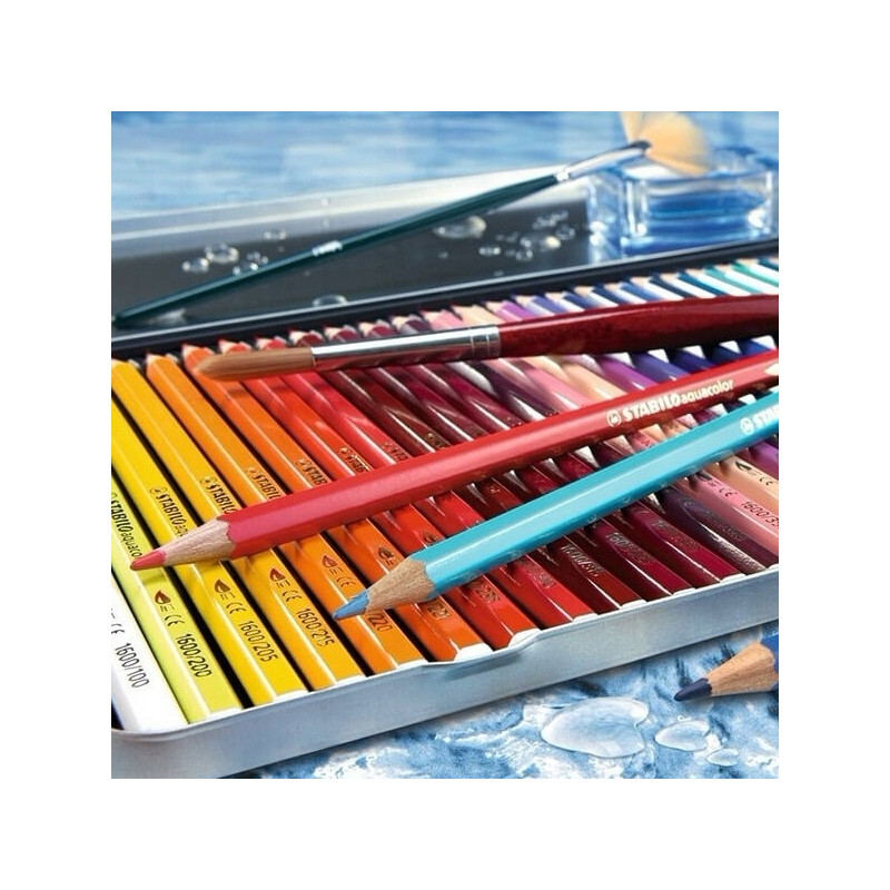 Kredki akwarelowe STABILO AQUACOL 12 kolorów 1612-3