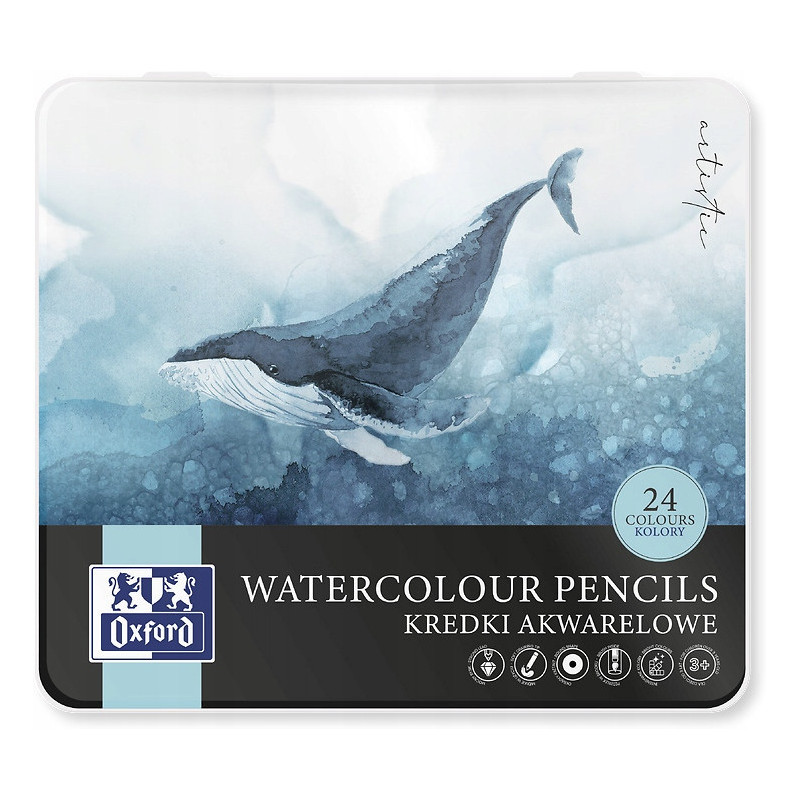 Kredki akwarelowe ARTISTIC 24 kolory 400174561 OXFORD