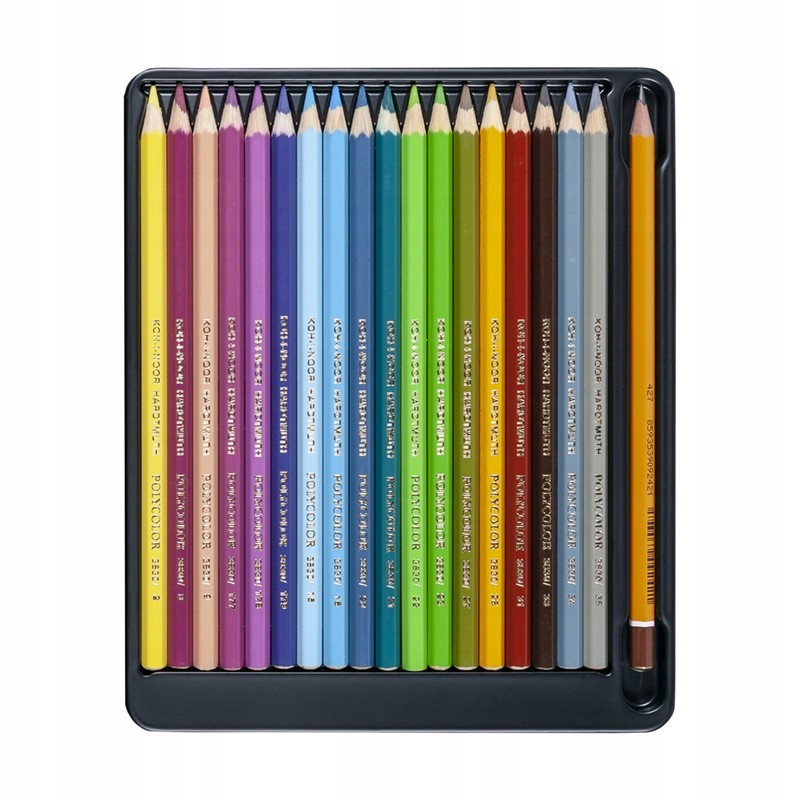 Kredki POLYCOLOR 36 kolorów 3835 KOH-I-NOOR