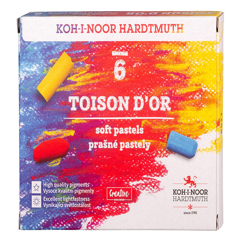 Kredki pastele suche 6kol. 8511 KOH-I-NOOR