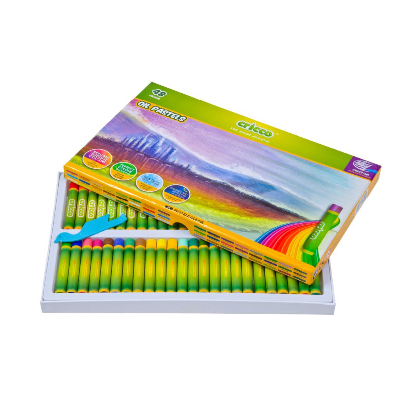 Kredki pastele olejne CRICCO 48kol CR481K48