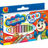 Kredki szkolne z glinki kaolinowej Zestaw 18 kredek BAMBINO St.Majewski