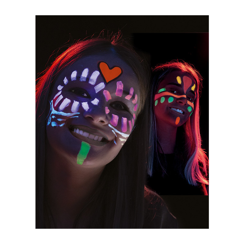 Kredki do twarzy CARIOCA MaskUP 6 kolorów neonowe (43156) 170-2607