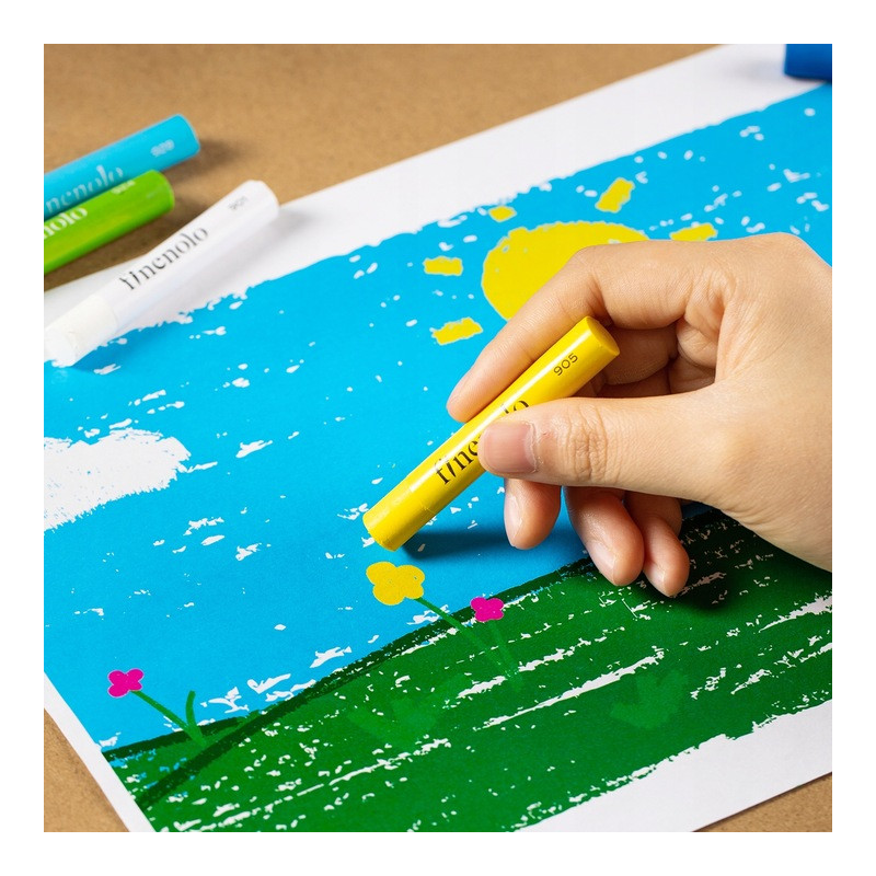 Pastele olejne FINENOLO 12 kolorów EC212-12 DELI