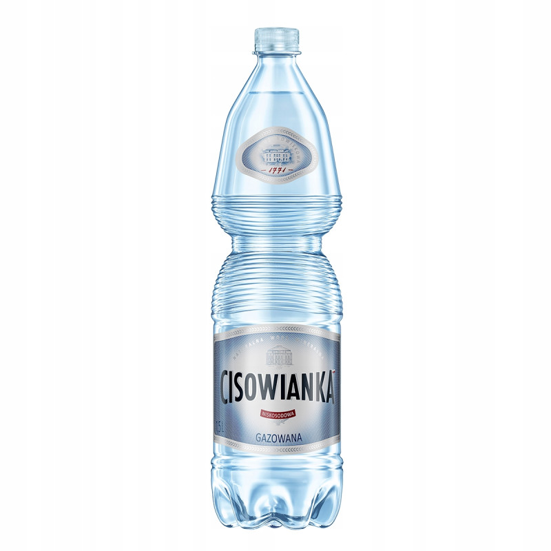 Woda mineralna CISOWIANKA 1.5L (6szt) gazowana z kaucją