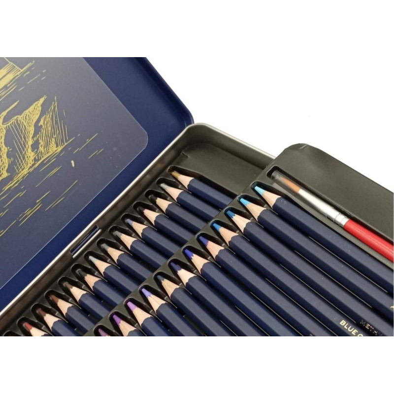 Kredki ołówkowe akwarelowe seria FINENOLO 72 kolory EC129-72 DELI